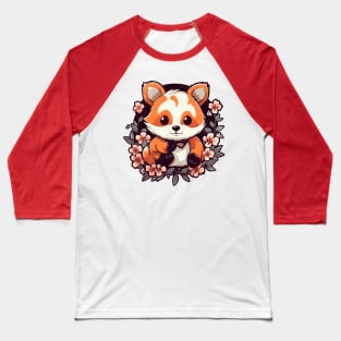 Cute Kawaii Redpanda | Chibi Red Panda Baseball T-Shirt